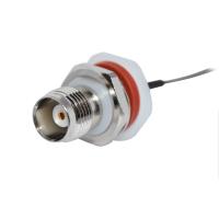 Buy cheap 1.37mm Micro Coaxial 50 Ohm Bulkhead TNC Straight Crimp Jack type RF Connector product
