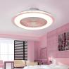 Buy cheap Hot Sale Fashionable Modern Remote Control Deluxe Led Ceiling Strip Hanging Light with Fan from wholesalers