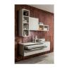 Buy cheap 1800mm Modern Solid Wood Corner TV Stand For 75 Inch TV With Glass from wholesalers