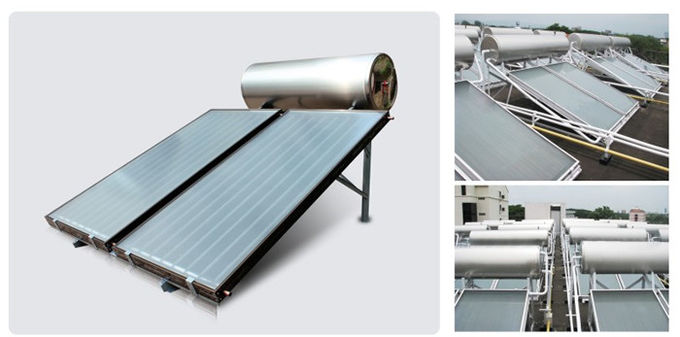 flat plate compact solar water heater 3