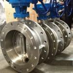 double triple eccentric butterfly valves