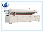 8 zones Lead Free Smt Reflow Machine Solder Paste Welding ISO Certification