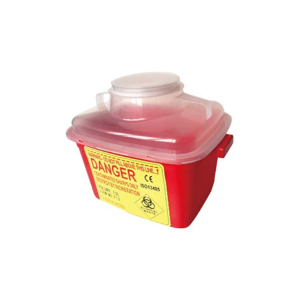 Buy cheap High Quality PP Medical square Red sharps containers from wholesalers