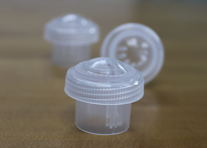 Transparent Creative Press Type Plastic Bottle Caps For Beverage Powder Packaging