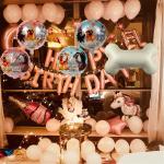 Dogs And Bone Foil Balloon Party Decorations , Kids Balloon Decoration For