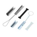 FTTH Flat Drop Cable Accessories Anchor Clamps Fiber Optic Cable Fittings