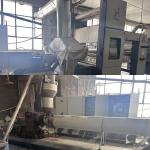 Second Hand Automatic Plastic Extrusion Machine PP PE Yarn Stretching Production