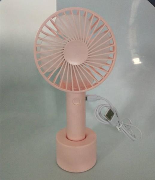 Buy cheap Small 4 Inch Portable Rechargeable Hand Fan , Mini Usb Hand Fan Air Cooler from wholesalers