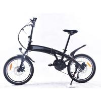 Buy cheap 350 Mid Driver Motor 36v10ah Good Capacity Li-Ion Battery Electric Folding Bike product