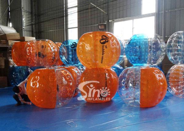 Quality Top quality human inflatable bubble football for kids N adults outdoor interaction sports games for sale
