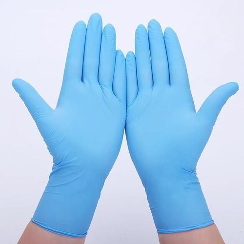 Blue Nitrile Examination Gloves , CE ISO FDA Certification Sterile Surgical