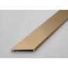 Buy cheap 6060 Aluminum Extrusion Decorative Frame For Wine Cabinet Golden from wholesalers