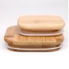 Buy cheap Eco Friendly Reusable Mason Jar Lids Bamboo Wooden Tea Coffee Cup Cover 70 mm Size Lids with Straw Hole from wholesalers
