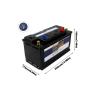 Buy cheap Boats Submarine Lithium Ion Battery Lifepo4 Battery 12V 120Ah With LED Display from wholesalers