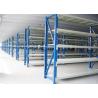 Buy cheap 55mm Pitch Medium Duty Shelving Storage Racks Spare Parts Galvanised Finish from wholesalers