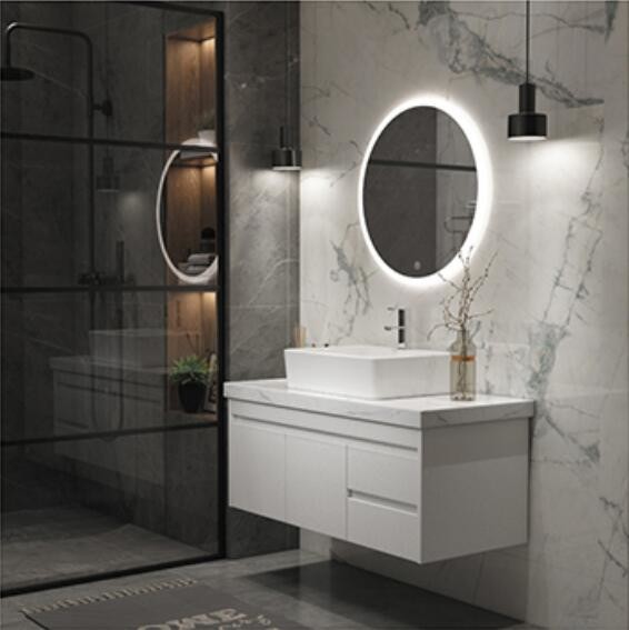 Multi Space White Contemporary Sinks And Vanities For Bathrooms