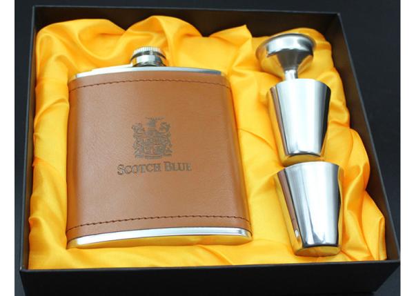Buy cheap Kitchen Household Items 7 Ounce Metal Alcohol Flask Deluxe Box Set from wholesalers
