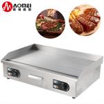 Countertop Electric Commercial Griddle with Customized Logo Acceptable 8mm