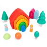 Buy cheap Coral Earth Wooden Blocks Toys Wood Rock Set Balancing Blocks Natural Wood Toy from wholesalers
