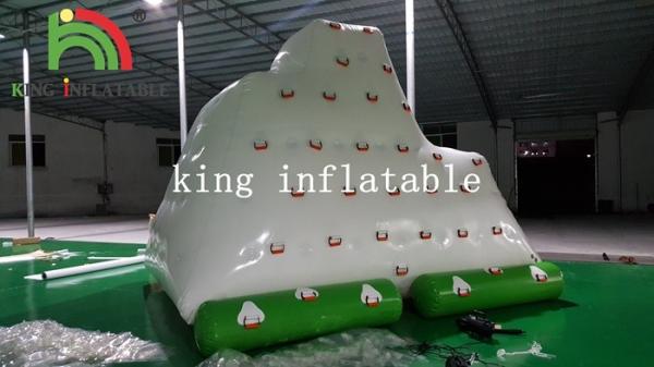 Buy cheap 4m x 3m Green / White Inflatable Water Toy / Mini PVC Iceberg For Water Park from wholesalers