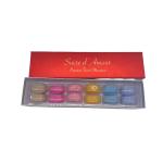 Luxury 12 Pcs Macaron Packaging Red Kraft Paper Box With Plastic Inner