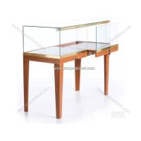 Buy cheap custom store free standing lockable wooden glass display cabinet/wood display product