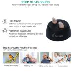 Retone Rechargeable Digital Hearing Aids 4 Channels 32dB Invisible CIC Hearing