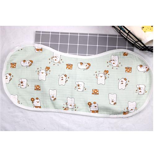 Buy cheap Adjustable Infant Bandana Burp Cloths , Muslin Baby Clothes Bibs Four Layers from wholesalers
