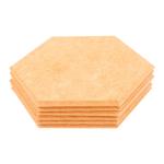 Custom Sound Proofing Ceiling Panels Polyester Fiber Hexagon Acoustic Panels