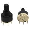 Buy cheap Plastic 16mm Rotary Band Switch 1 Pole 8 Positions 0.5N - 1N DC 60V 0.3A from wholesalers