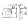 Buy cheap CNMM DNMM TNMM Lathe Tool Inserts PCD Turning Inserts High Drilling Efficiency from wholesalers