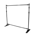 8 Feet / 10 Feet Graphic Banner Stand Backdrop Adjustable Type Digital Printing