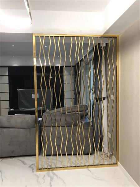 Buy cheap Hairline Rose Gold Stainless Steel Perforated Panels For Office/Room/Interior Decoration from wholesalers