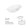 Buy cheap Non Porous Counter Top Bathroom Sink 650mm Irregular Shape Wash Basin from wholesalers