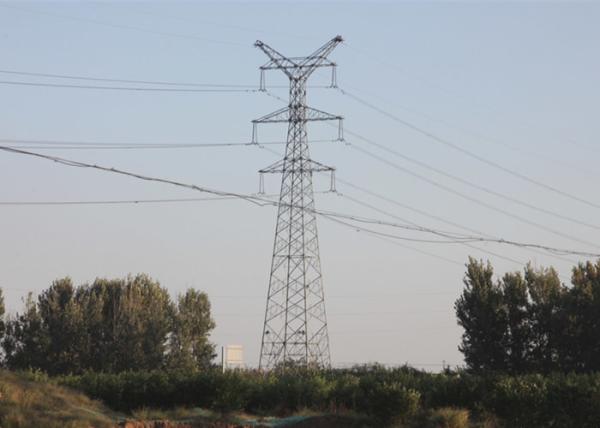 Buy cheap Overhead Electric Lattice Transmission Tower , Angular Steel Monopole Tower from wholesalers