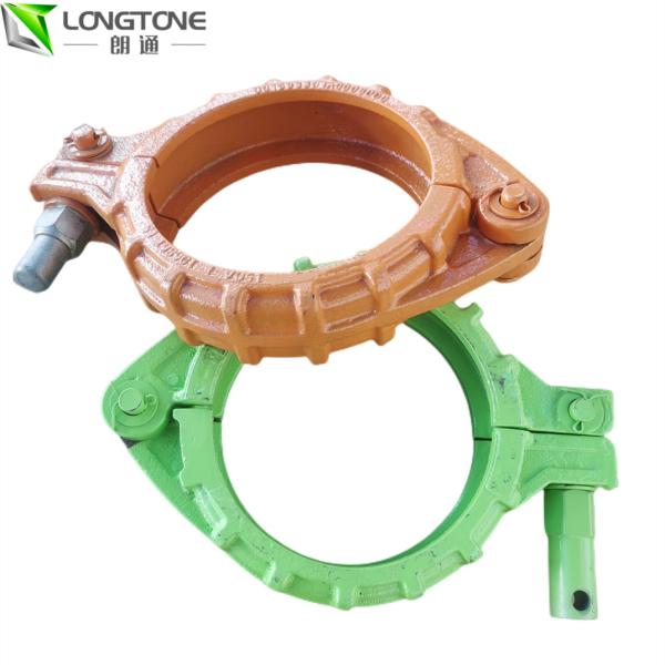 Buy cheap Customized Concrete Pump Clamp Coupling Snap 220 Bar Painting Surface from wholesalers
