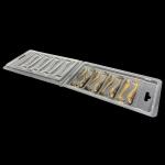 Customized Fishing Lure Clamshell Packaging Hinge Clamshell Swimbait Packaging