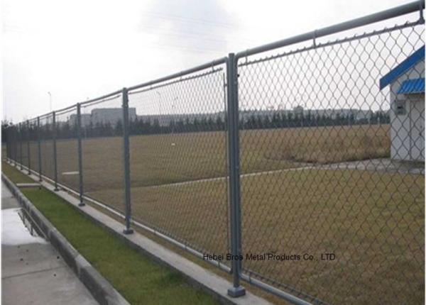 Buy cheap Hot Dipped Galvanized Steel Wire Fencing , Residential Metal Chain Link Fence from wholesalers
