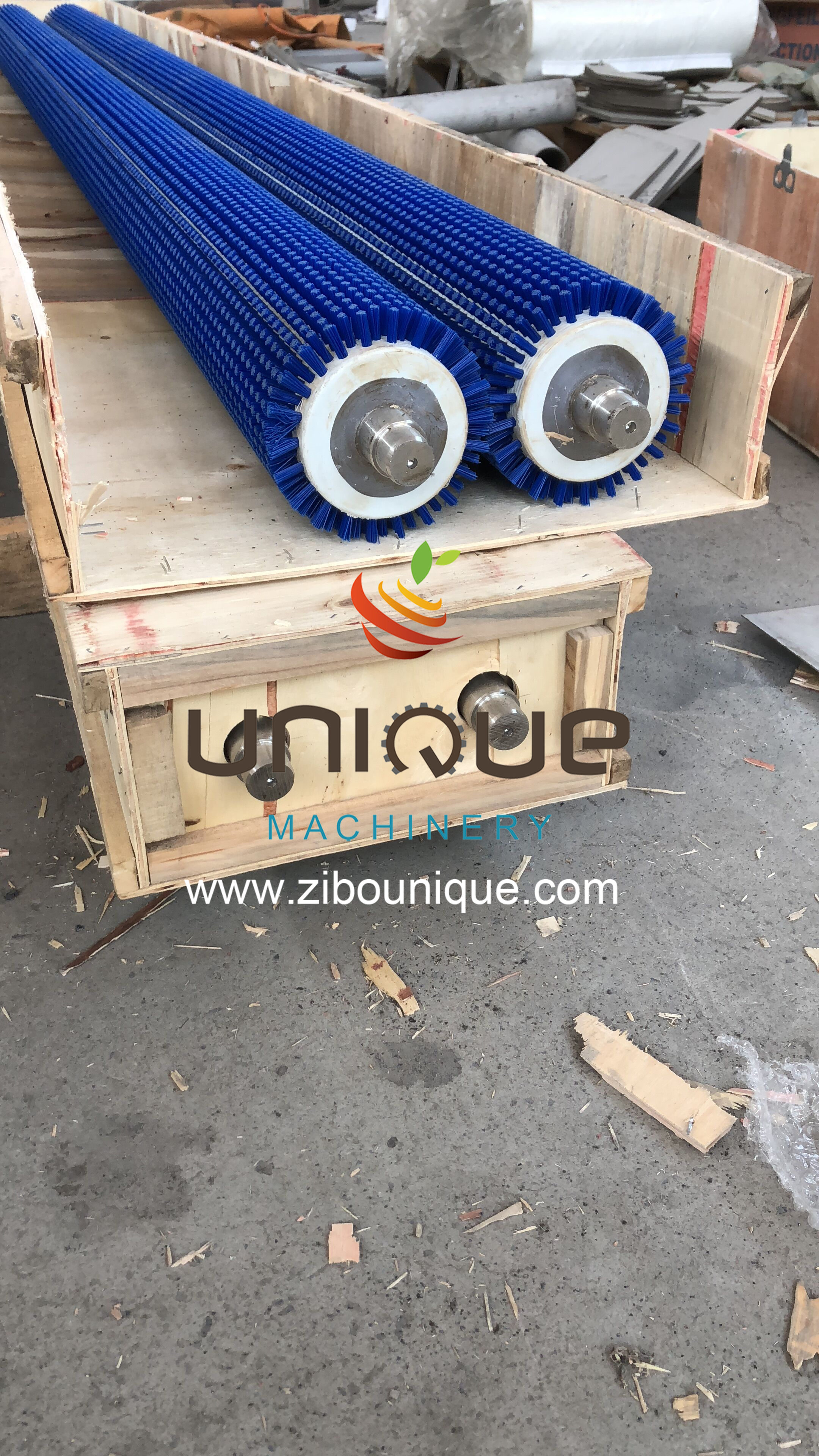 Big Capacity Continuous Brush Potato Peeling Machine Carrot Washing and Polishing Machine