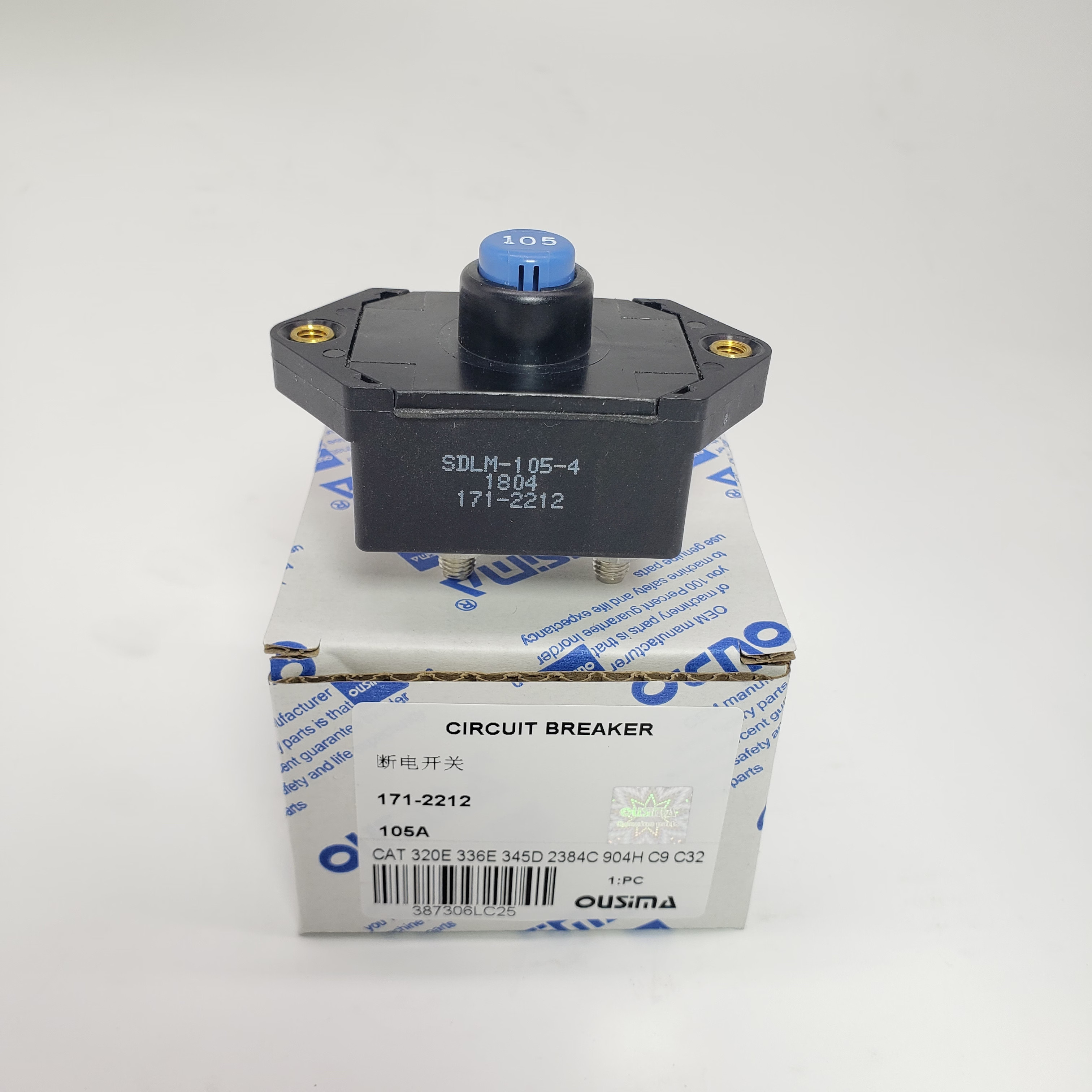 171-2212 1712212 105A Circuit Breaker For CAT 320E 345D 336E 349D 906 908 C9.3 C15