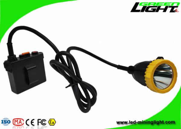 Buy cheap Multi Functional Coal Mining Lights Cap Lamp 50000Lux 11.2Ah Li - Ion Battery Pack from wholesalers