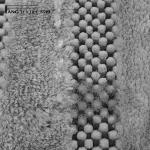 OEKO-TEX 24x38 Latex Bottom Chunky Chenille Bath Rug Gray Color