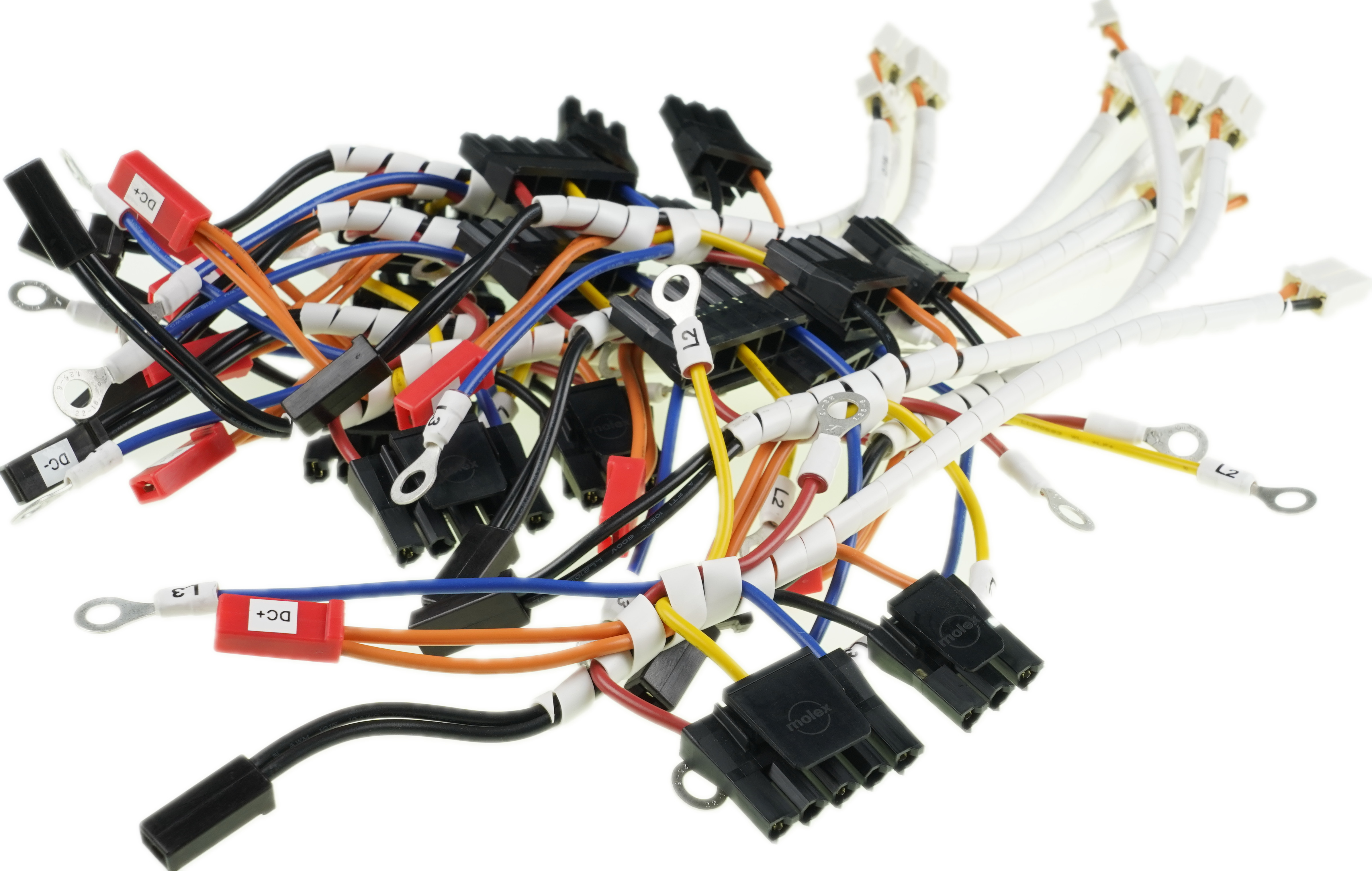 7A Material Copper Industrial Wire Harness Length Customized