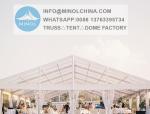 1000 People White PVC Outdoor Banquet Tent UV Resistance