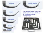 Veterinary use flexible endoscope Fiber Optic Anesthesia video laryngoscopy