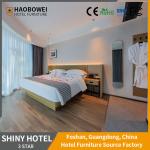 Resort Hotel Modern Style Business Standard Double Bedroom Set Headboard Bed