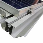 Aluminum Alloy Gutter Solar Roof Drainage Channel For Durable Roof Drainage