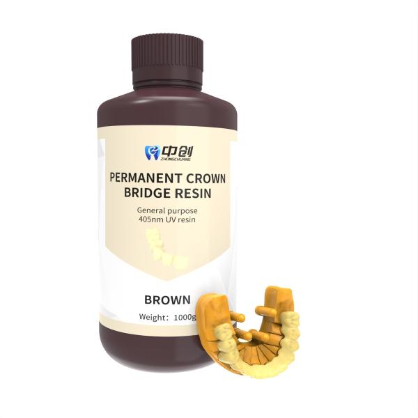 Buy cheap Wear Resistant and Stable Photosensitive Permanent Crown Resin 3D Printing Dental Light Curing Resin from wholesalers