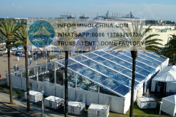 Buy cheap Hard Pressed Outdoor White Party Marquee Tent Resistance UV from wholesalers