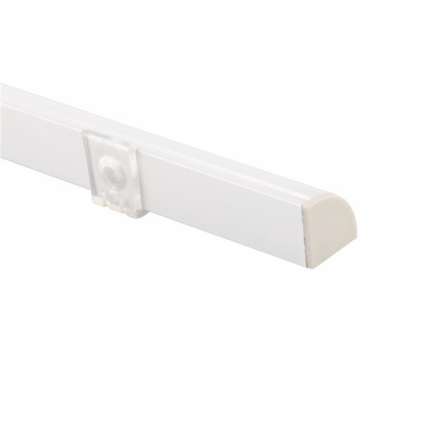 Quality Milky Cover V Shape Cabinet Light Led Extrusion Profile Surface Mounted for sale